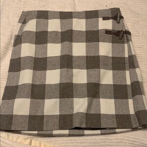 Pendleton Oregon Tweed Lined Wool Plaid Skirt